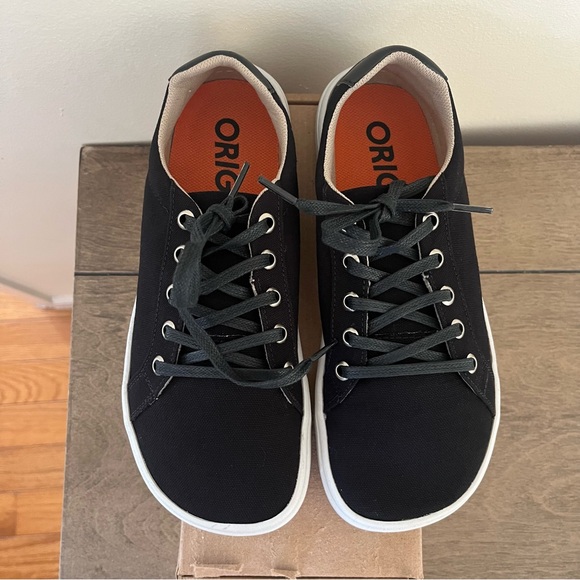 Origo Women’s Black Everyday Sneakers 7.5 Cotton Canvas NWT - Picture 3 of 14